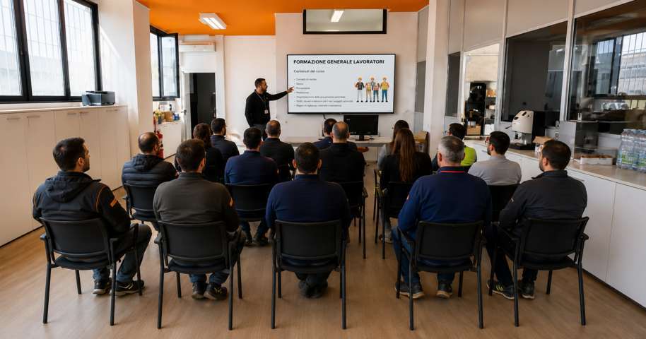 Partecipanti al corso di formazione generale lavoratori di 4 ore