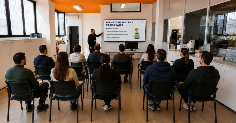 Corso di formazione specifica rischio basso per uffici e servizi